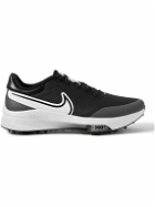 Nike Golf - Air Zoom Infinity Tour Rubber-Trimmed Flyknit Golf Shoes - Black