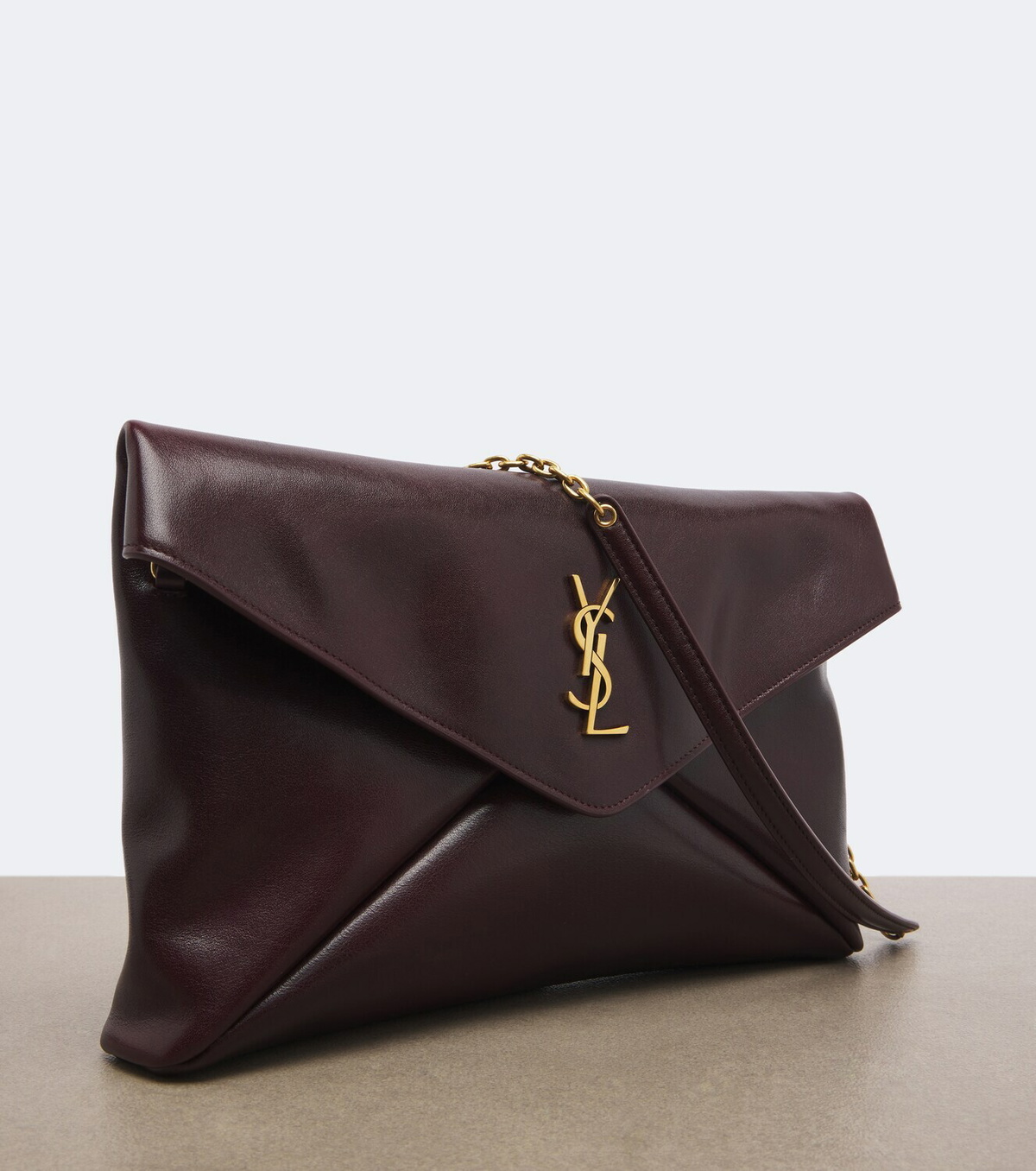 Saint Laurent Cassandre Large leather shoulder bag