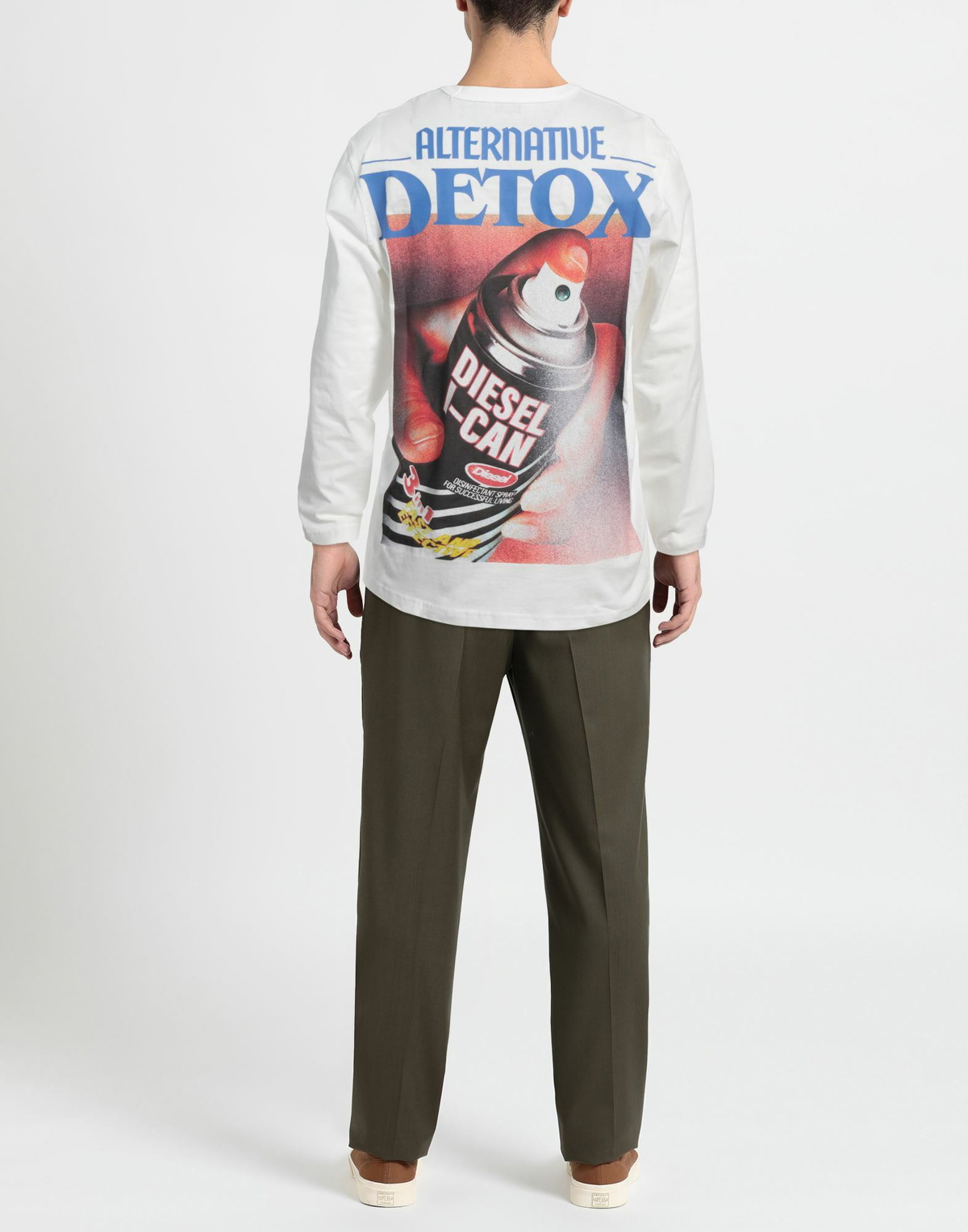 Diesel Mens T-shirt in White