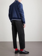 Thom Browne - Suede Blouson Jacket - Blue
