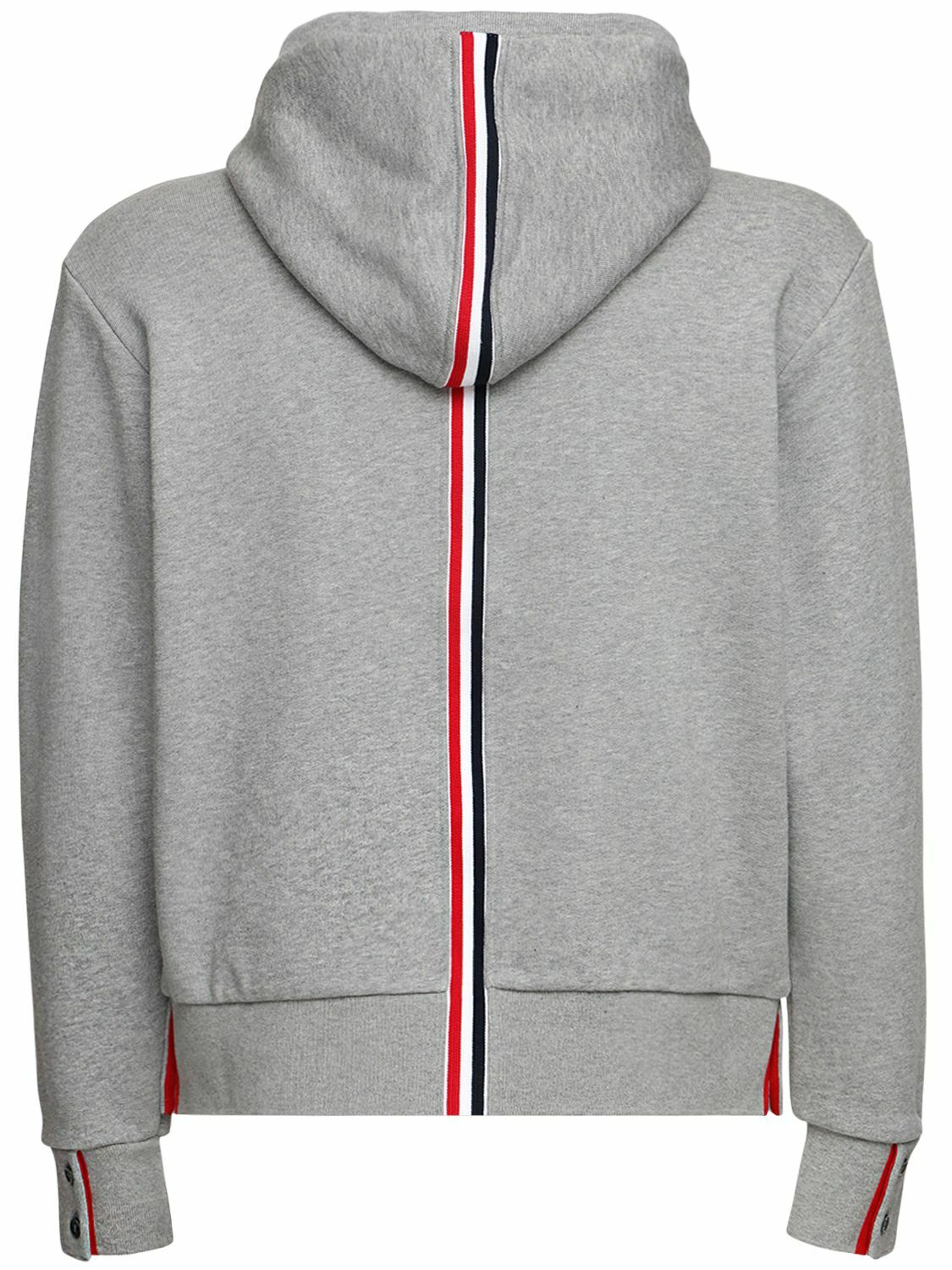 Thom Browne｜SWEATSHIRTS (SWEATSHIRT IN COTTON HERRINGBO Thom Browne - Herringbone cotton sweatshirt Thom Browne