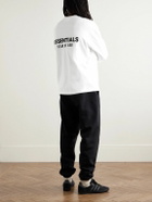FEAR OF GOD ESSENTIALS - Logo-Appliquéd Cotton-Jersey T-Shirt - White