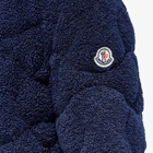 Moncler Men's Aniara Borg Padded Jacket in Navy