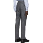 Thom Browne Grey Wool Classic 4-Bar Trousers