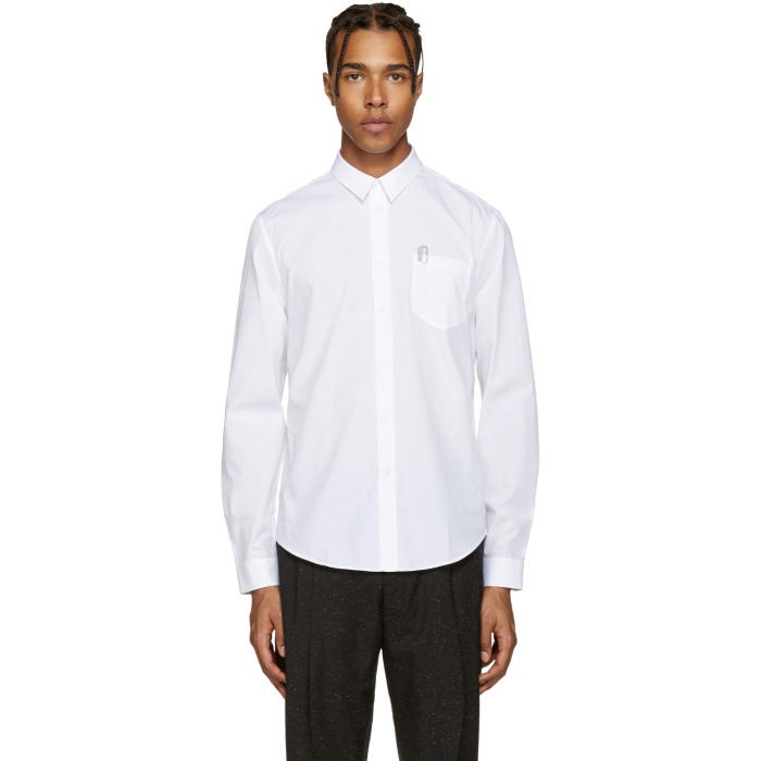 Photo: Carven White Paperclip Shirt