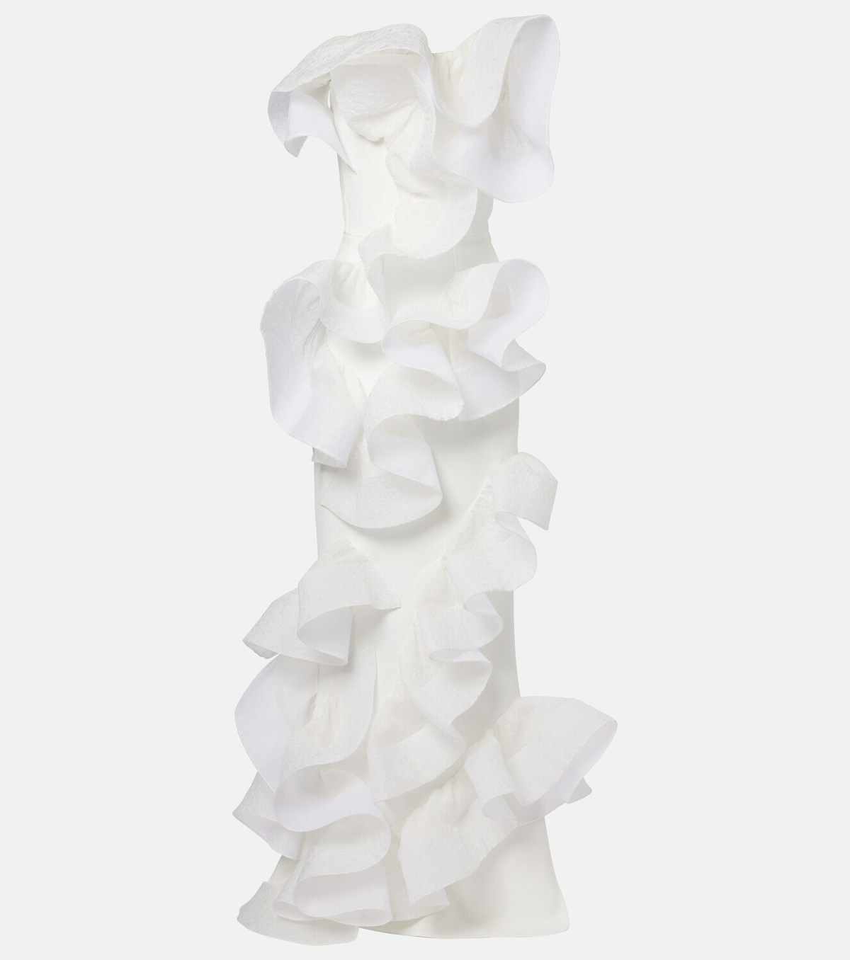 Maticevski Indulgence ruffled bustier gown