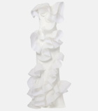 Maticevski Indulgence ruffled bustier gown