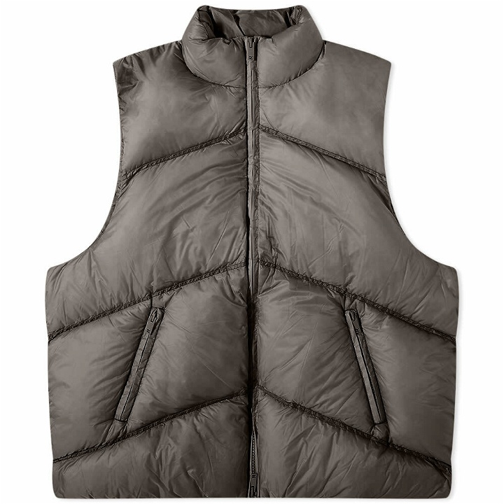 Photo: Represent Men's Nylon Puffer Gilet in Washed Black