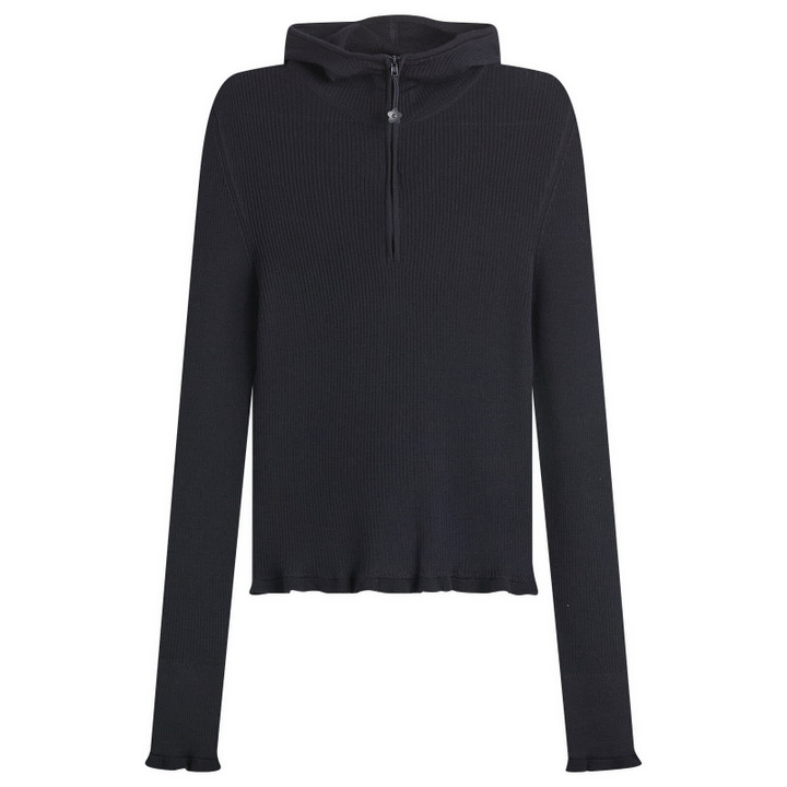 Photo: Cecilie Bahnsen Women's Belma Merino Knit Hoodie in Navy