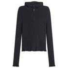 Cecilie Bahnsen Women's Belma Merino Knit Hoodie in Navy