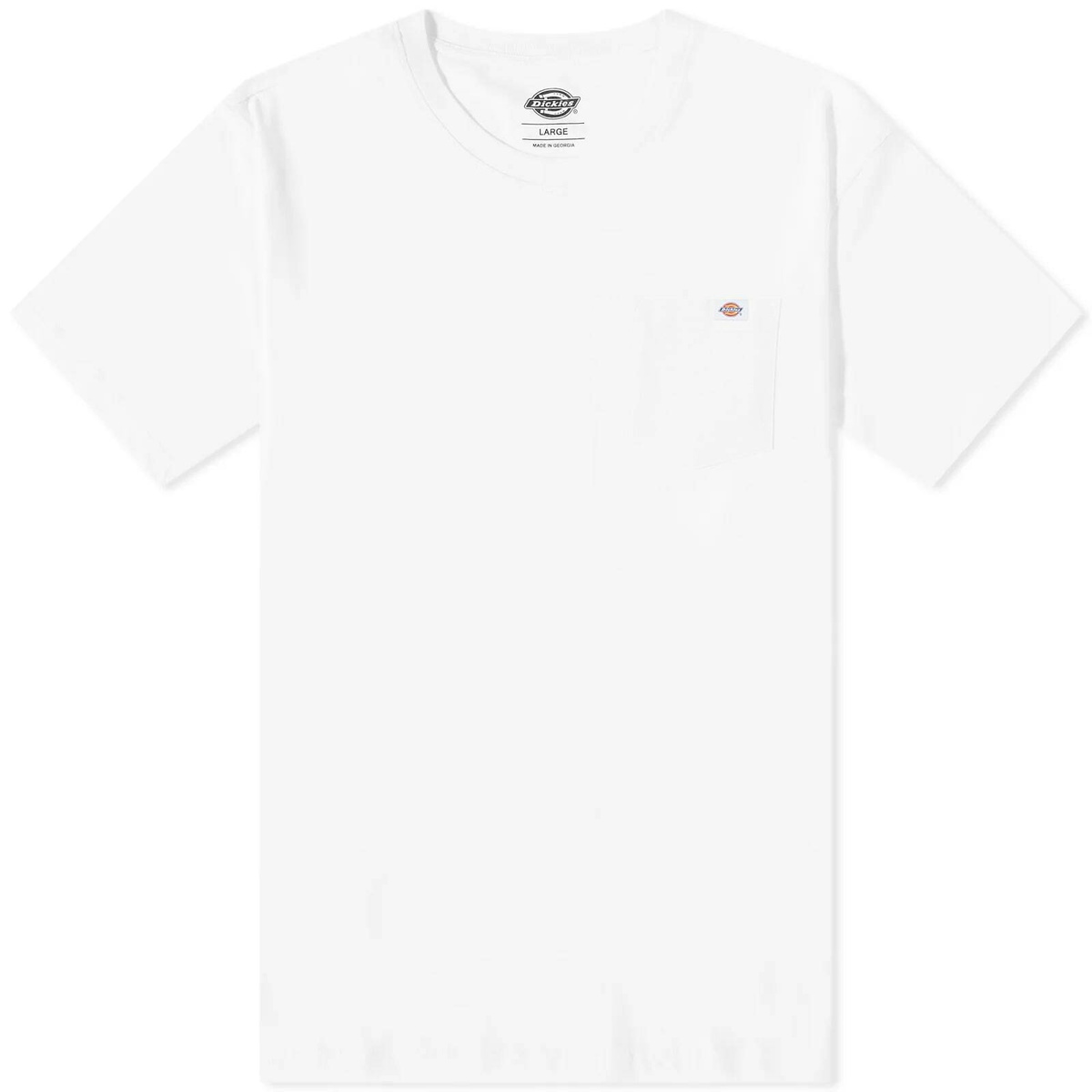 Dickies Men's Luray Pocket T-Shirt in White Dickies Construct