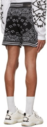 AMIRI Black Bandana B-Ball Shorts