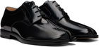 Maison Margiela Black Tabi Lace-Up Derbys