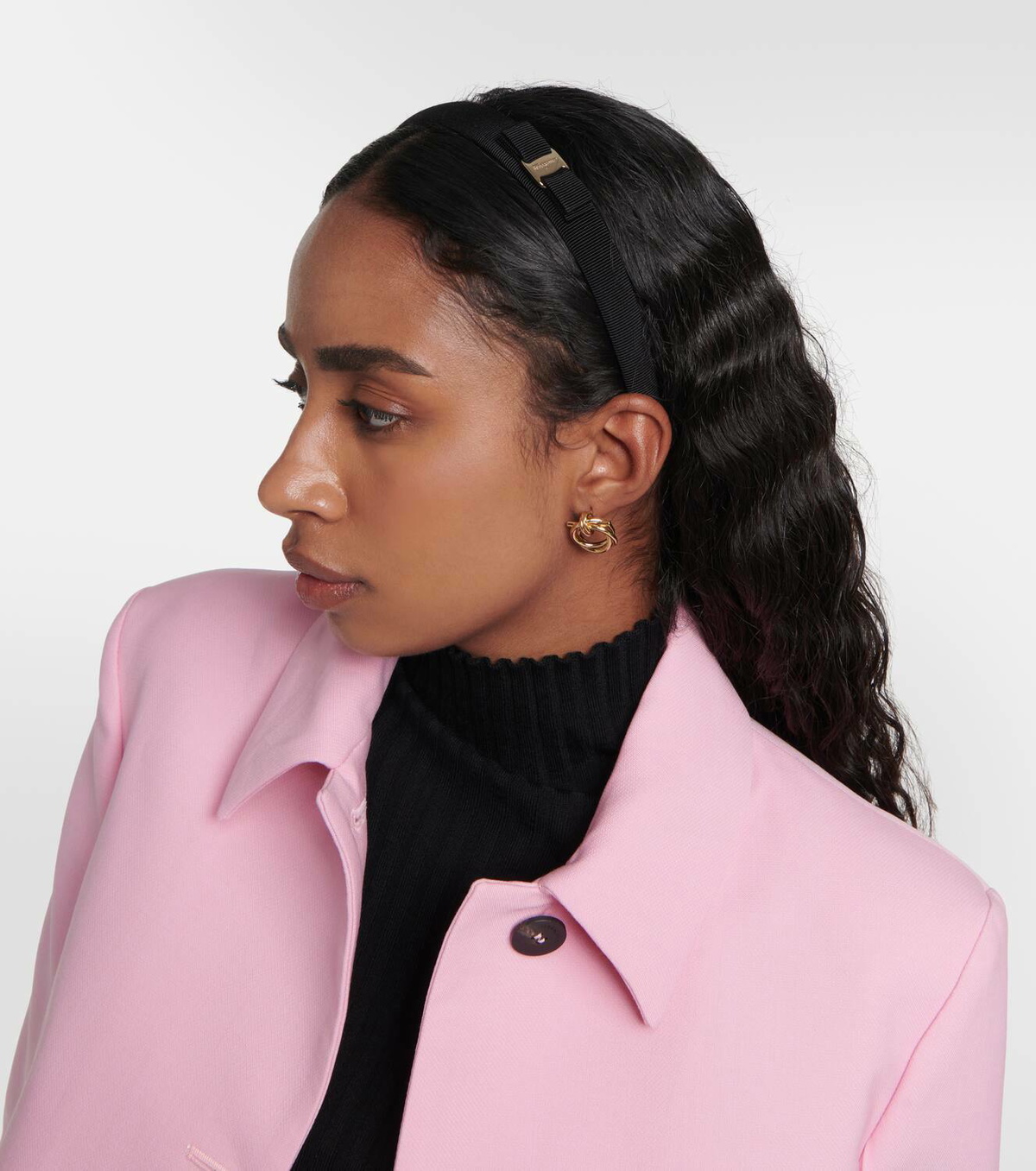 Ferragamo Vara Logo Bow headband Vara Plate headband - Women | Ferragamo main image 2