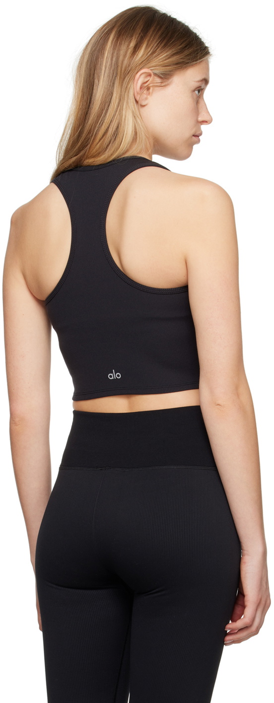 Alo Black Goddess Tank Top