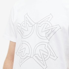 Moncler Men's Mirror M Logo T-Shirt in White