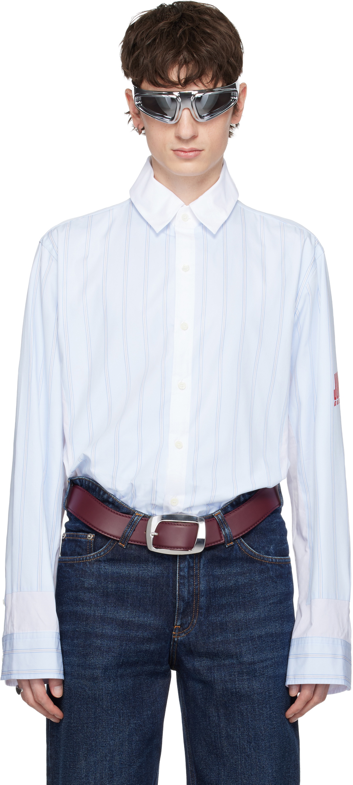 Jean Paul Gaultier Blue & White 'The Petit Grand Junior' Shirt