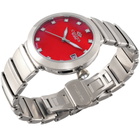Oniss ON5559SS Quartz Red Dial Ladies Watch ON5559SSLRD