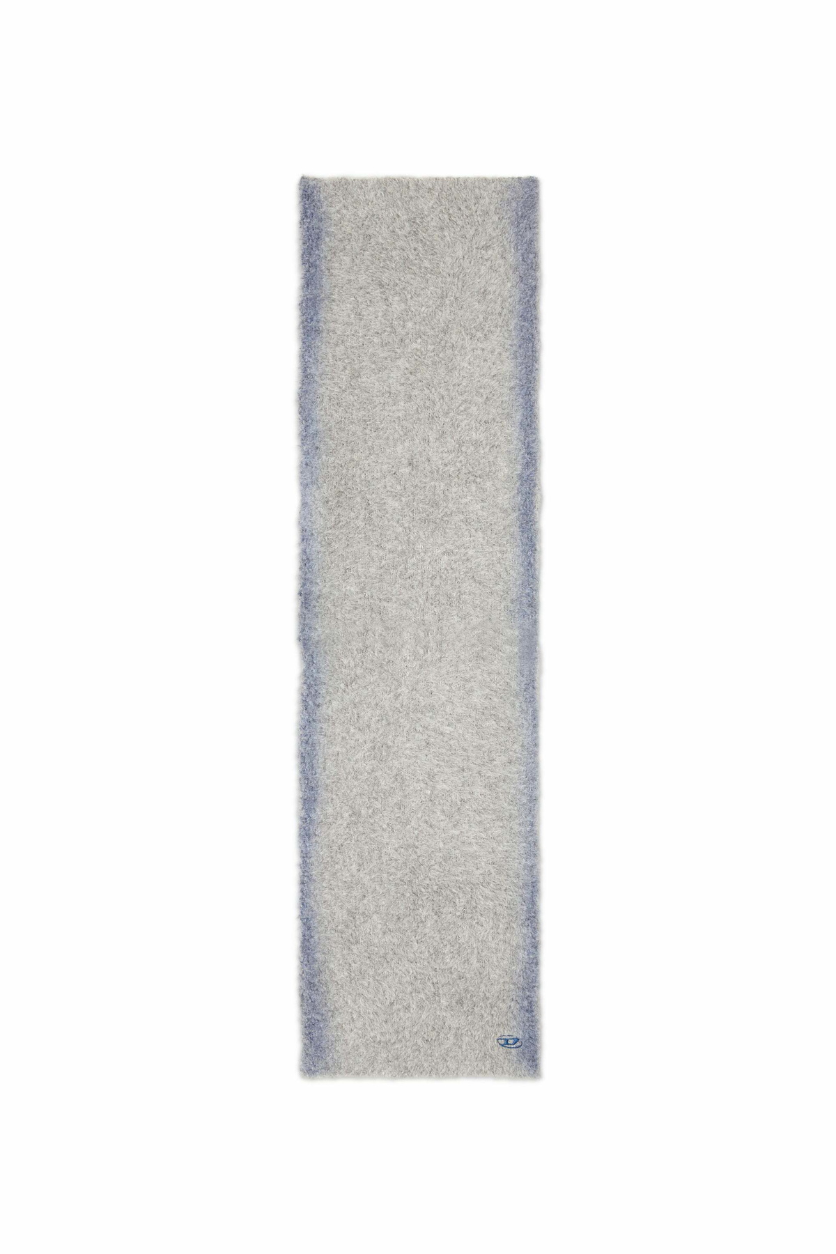 Diesel Alpaca-blend scarf with sprayed effect - Scarf - Unisex - Grey