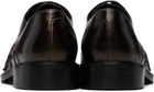 Stefan Cooke Brown Star Square Toe Derbys