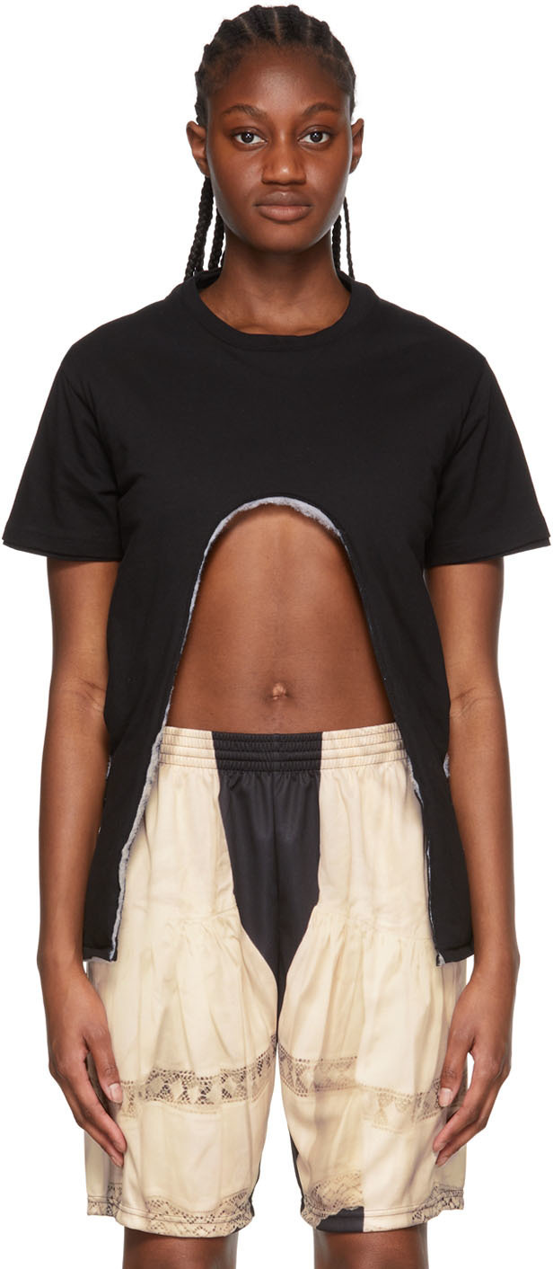 Sia Arnika Black Organic Cotton T-Shirt