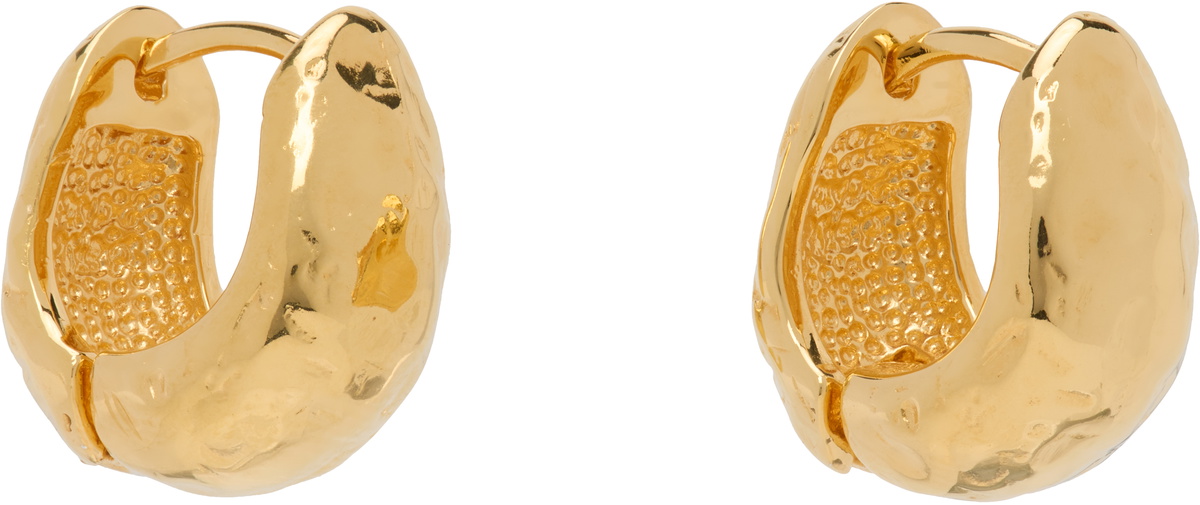 Mondo Mondo Gold Cosmopolitan Hoop Earrings