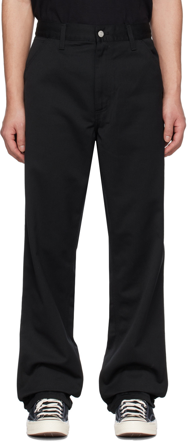 Carhartt Work In Progress Black Simple Trousers Carhartt WIP