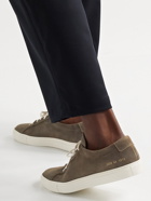 Common Projects - Original Achilles Waxed-Suede Sneakers - Green