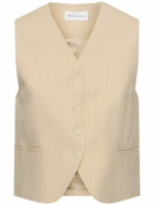 THE FRANKIE SHOP Chelsea Viscose & Linen Vest