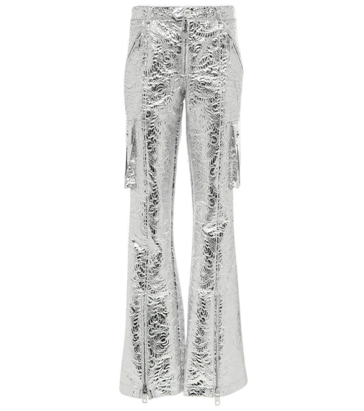 Photo: Dolce&Gabbana - Laminated brocade cargo pants