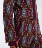 Perfect Moment Argyle wool cardigan