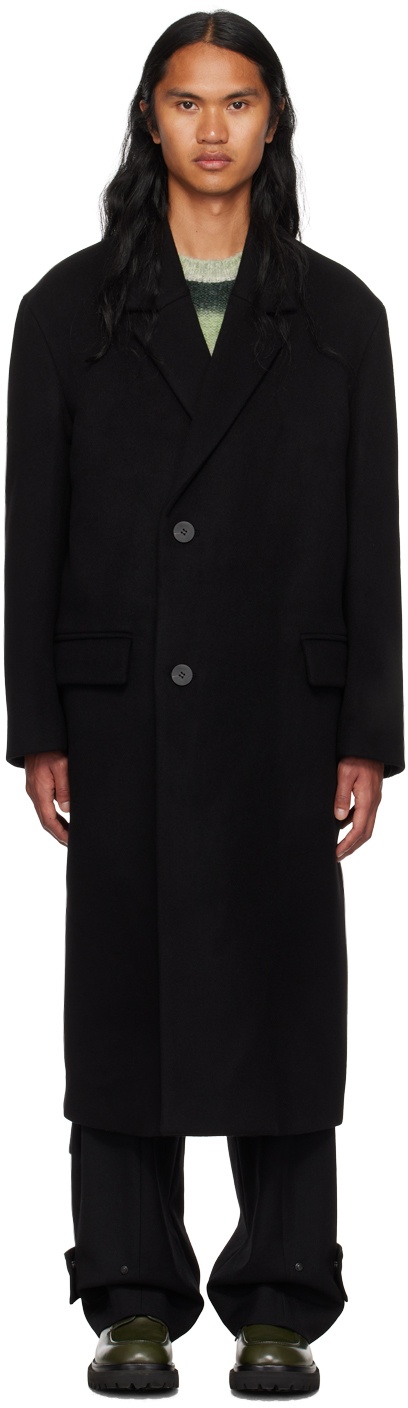 Wooyoungmi Black Belted Coat Wooyoungmi