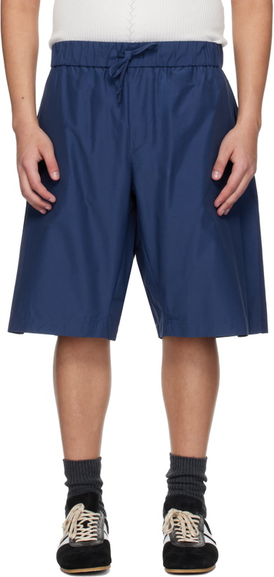 Photo: Seventh Blue Orb Shell Shorts