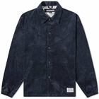 Neighborhood Men's Cord Windbreaker Jacket in Navy