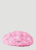 Marine Serre - Moon Diamant Beret in Pink