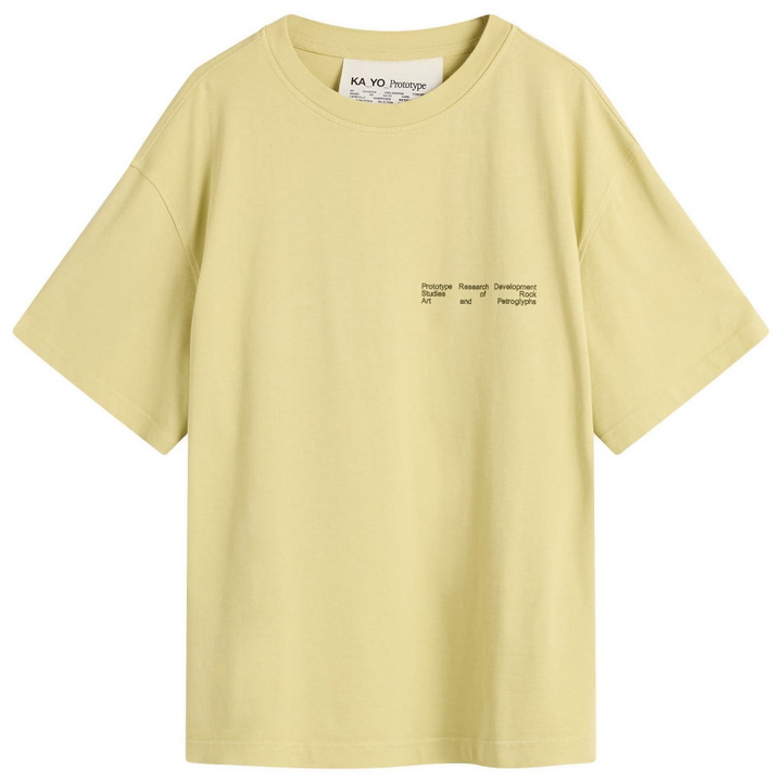 Photo: KA_YO_Prototype Men's Boxy Graphic T-Shirt in Limeade