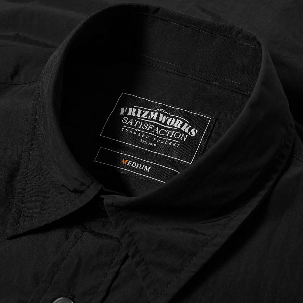 FrizmWORKS Men's Nylon Overshirt in Black FrizmWORKS