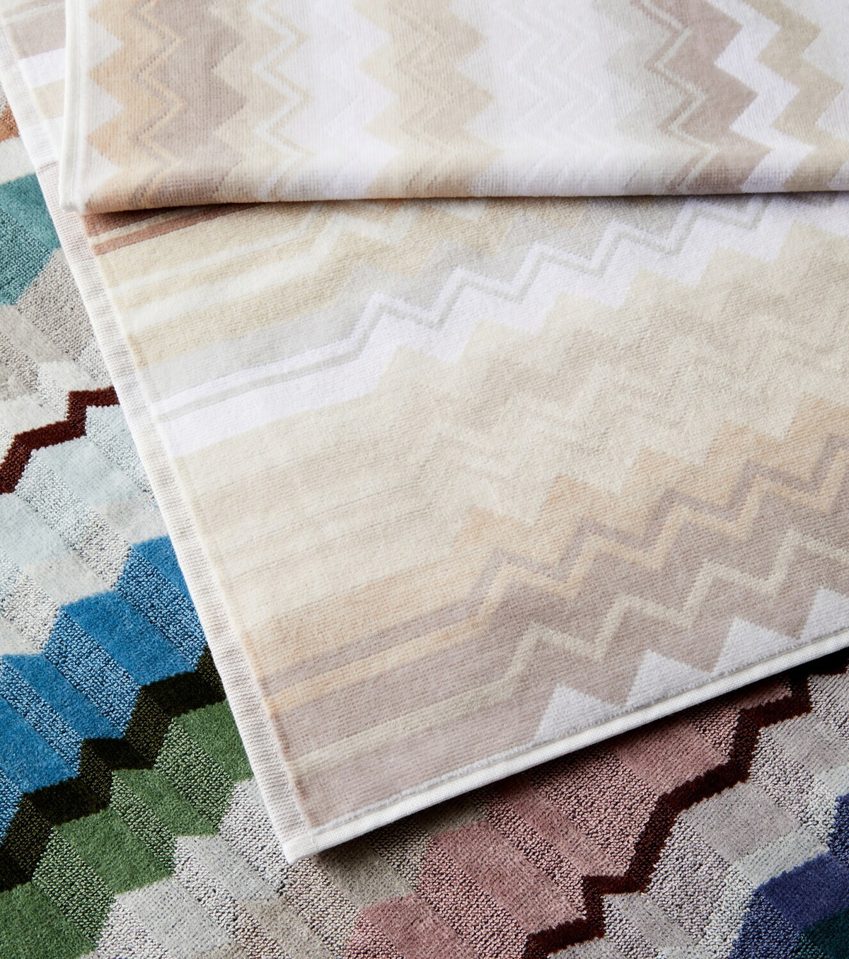 Missoni Giacomo set of 2 cotton terry towels