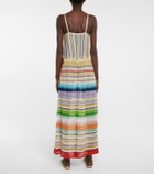Missoni Mare Striped metallic knit jumpsuit