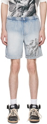 Ksubi Blue Lovesik Shorts