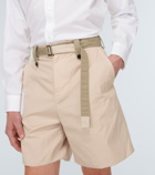 Sacai - Cotton chino shorts