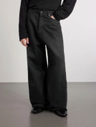 Balenciaga - Wide Leg Jeans - Black