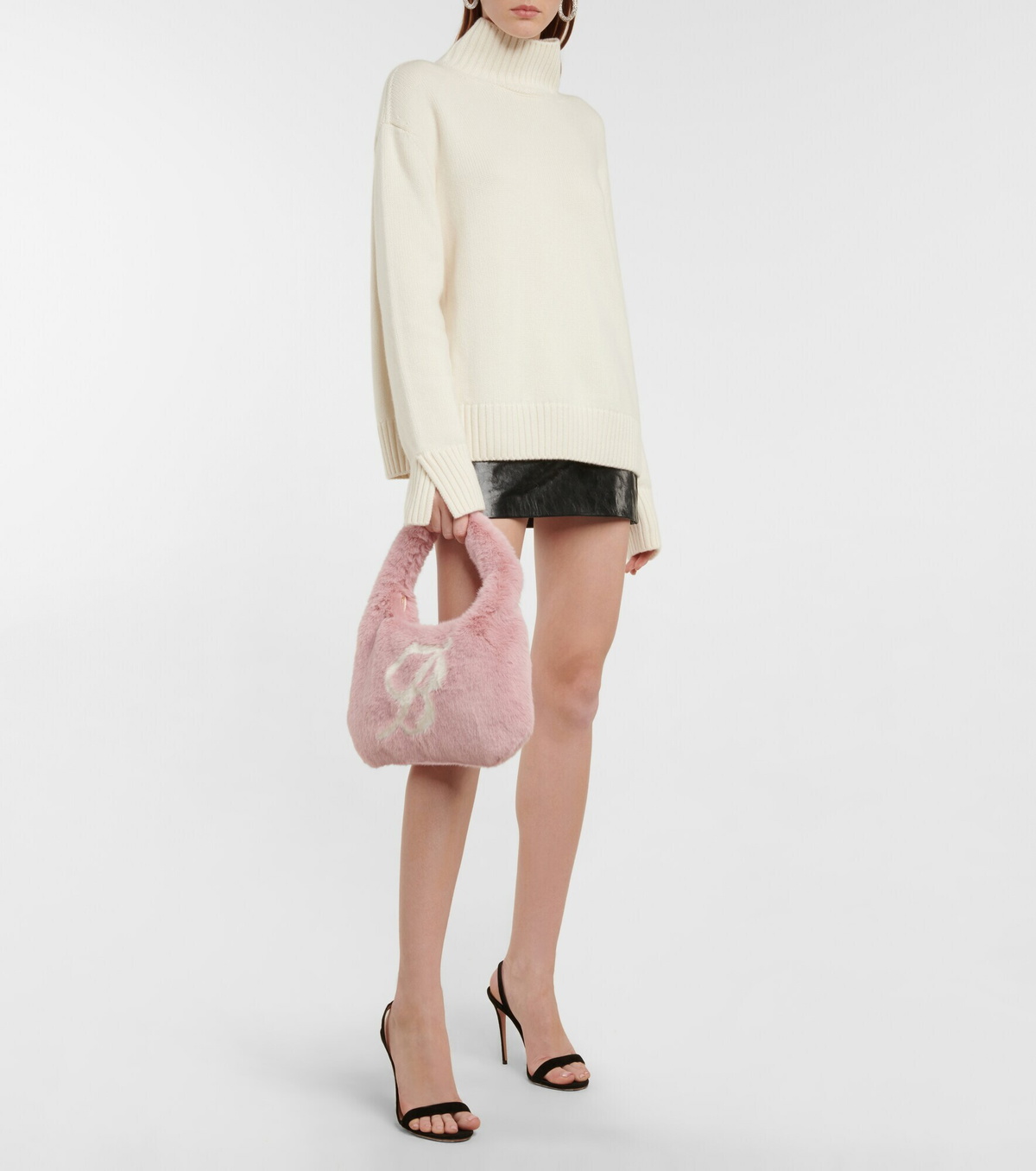 Blumarine Faux fur tote bag Blumarine