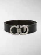 FERRAGAMO - Gancini Adjustable Leather Belt