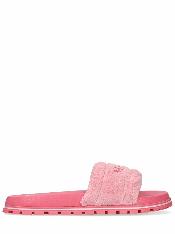 Photo: MARC JACOBS - Terry Faux Shearling Sandals