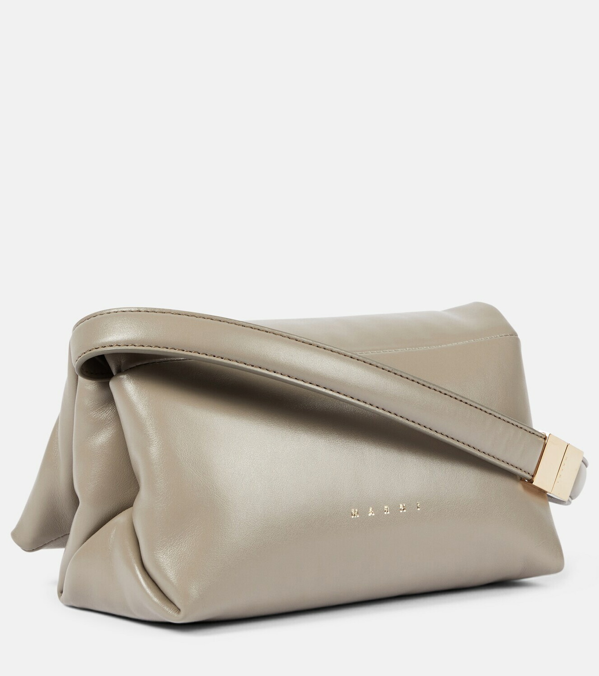 【 MARNI 】PRISMA MEDIUM SHOULDER BAG Marni Prisma Leather Shoulder Bag | Black | FARFETCH