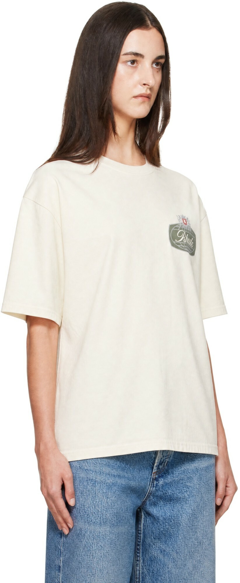 Rhude Off-White 'Rhude' Desert Crest T-shirt