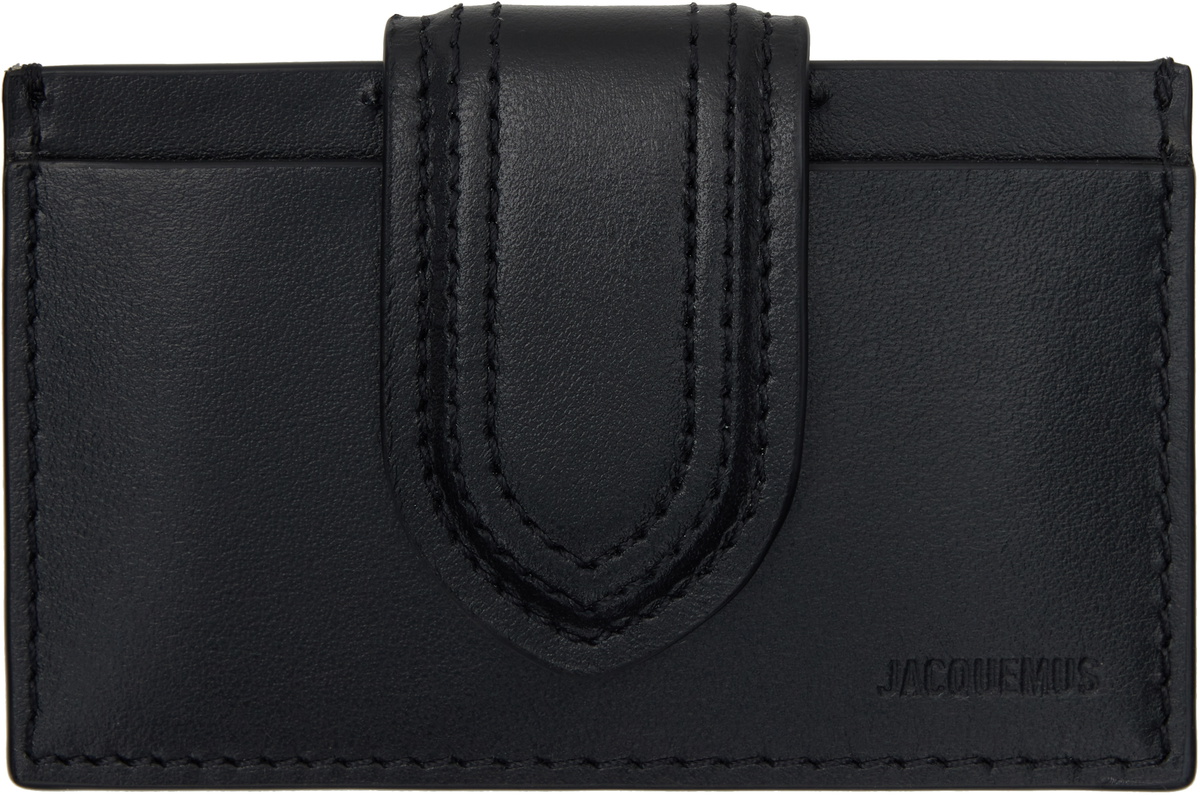 JACQUEMUS Black 'The Bambino' Card Holder