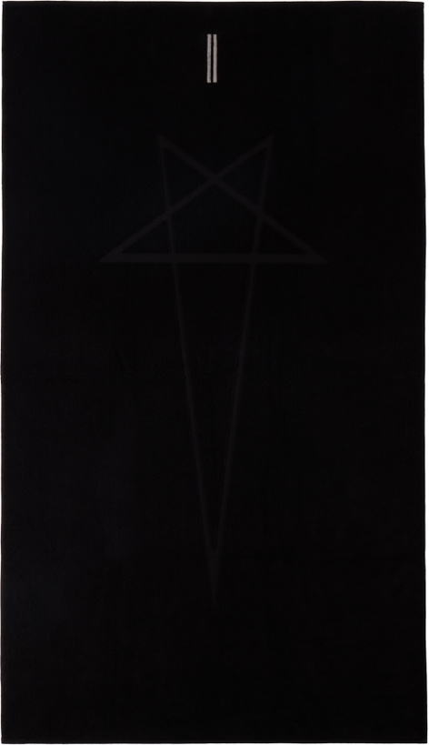 Photo: Rick Owens Black Beach Towel