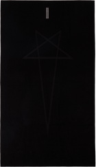 Rick Owens Black Beach Towel